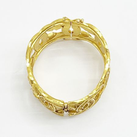  CHANEL シャネル バングル ブレスレット ココマーク アンティーク ファッション小物 レディース ゴールド