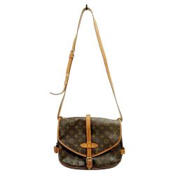 ◆◆ LOUIS VUITTON ルイヴィトン ソミュール30 ショルダーバッグ モノグラム M42256 Dランク