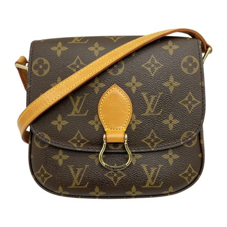  LOUIS VUITTON ルイヴィトン ショルダーバッグ モノグラム サン・クルー ポケットベタ有 M51243 ブラウン
