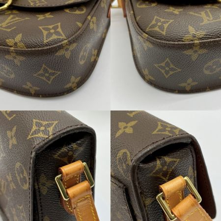  LOUIS VUITTON ルイヴィトン ショルダーバッグ モノグラム サン・クルー ポケットベタ有 M51243 ブラウン