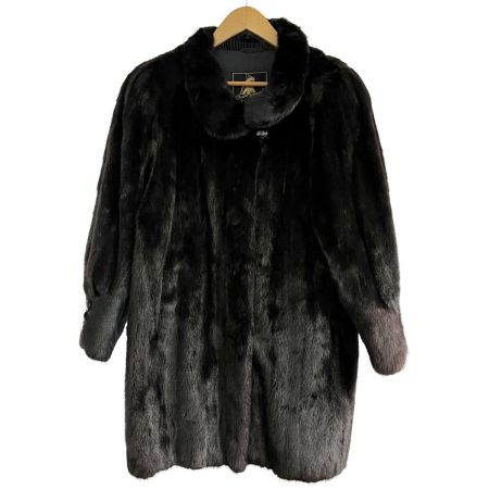  EMBA 毛皮 ミンクコート 11号 JUNKO YAMAMOTO ブラウン