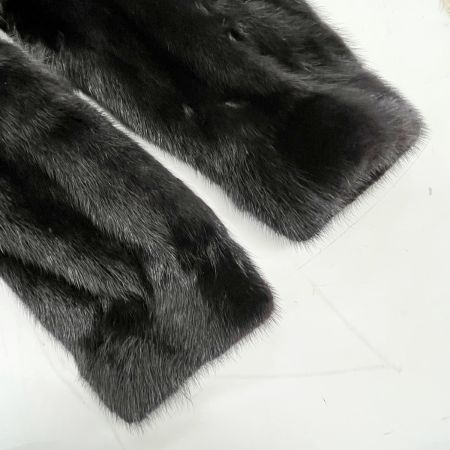  MG sable エムジーセーブル ミンクコート 毛皮コート 11号 レディース ブラック