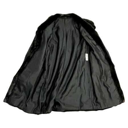  MG sable エムジーセーブル ミンクコート 毛皮コート 11号 レディース ブラック