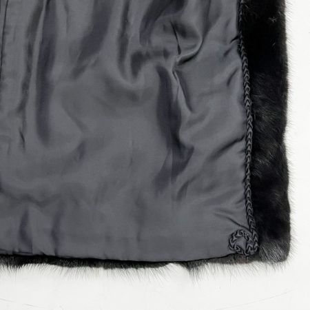  MG sable エムジーセーブル ミンクコート 毛皮コート 11号 レディース ブラック