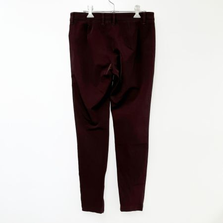  ISSEY MIYAKE イッセイミヤケ ストレッチパンツ size2 無地 レディース IM33FF018 ブラウン