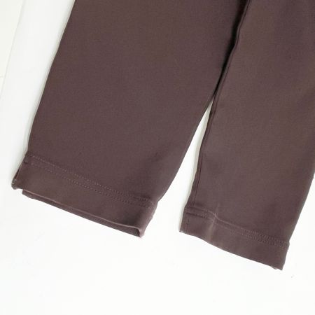  ISSEY MIYAKE イッセイミヤケ ストレッチパンツ size2 無地 レディース IM33FF018 ブラウン