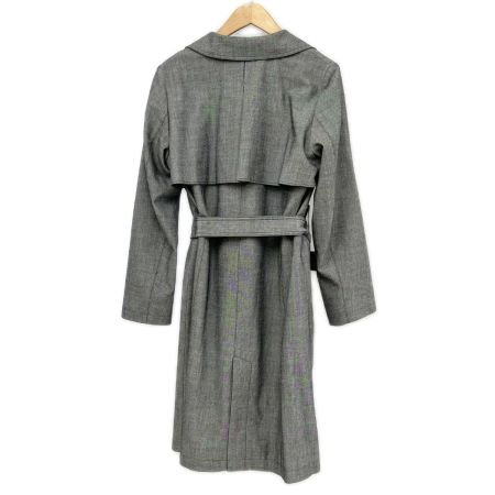  Leilian レリアン コート 11号 レディース 無地 春物 ZF-014-33AC グレー