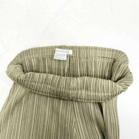  PLEATS PLEASE  ISSEY MIYAKE イッセイミヤケ パンツ size2 無地 PP31-JF504 グリーン