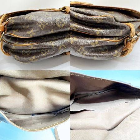  LOUIS VUITTON ルイヴィトン ショルダーバッグ モノグラム ソミュール30 M42256 ブラウン