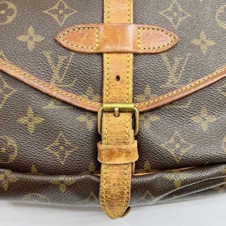  LOUIS VUITTON ルイヴィトン ショルダーバッグ モノグラム ソミュール30 M42256 ブラウン
