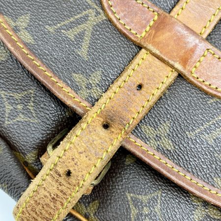  LOUIS VUITTON ルイヴィトン ショルダーバッグ モノグラム ソミュール30 M42256 ブラウン