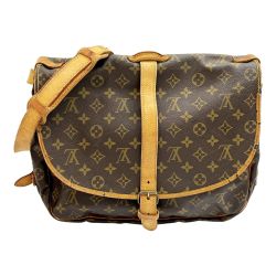 ◆◆ LOUIS VUITTON ルイヴィトン ショルダーバッグ モノグラム ソミュール35 M42254 ブラウン Cランク