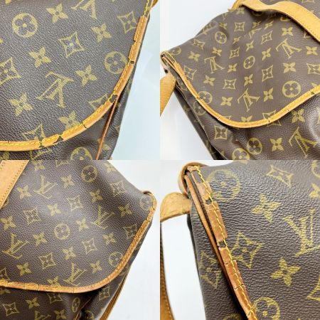  LOUIS VUITTON ルイヴィトン ショルダーバッグ モノグラム ソミュール35 M42254 ブラウン