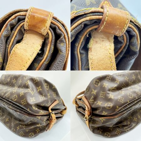  LOUIS VUITTON ルイヴィトン ショルダーバッグ モノグラム ソミュール35 M42254 ブラウン