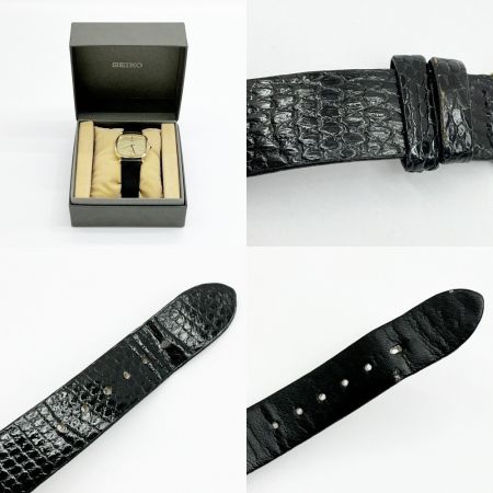  SEIKO セイコー 腕時計 DOLCE ドルチェ クォーツ レザー社外ベルト 箱付 メンズ 5931-5400