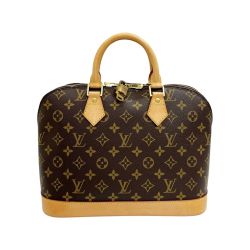 ◆◆ LOUIS VUITTON ルイヴィトン ハンドバッグ モノグラム アルマ シミ有 布袋付  M51130 ブラウン Bランク