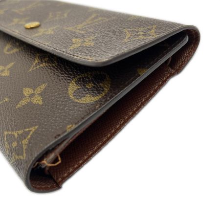  LOUIS VUITTON ルイヴィトン 3つ折り長財布 ポルト トレゾール インターナショナル M61215 ブラウン