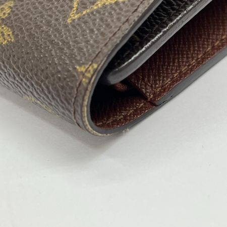  LOUIS VUITTON ルイヴィトン 3つ折り長財布 ポルト トレゾール インターナショナル M61215 ブラウン