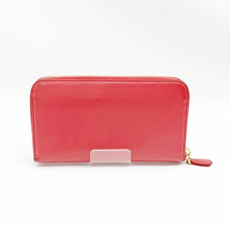  PRADA プラダ 長財布 リボン サフィアーノ 箱付 レディース ショッキングピンク