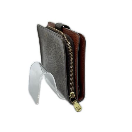  LOUIS VUITTON ルイヴィトン 2つ折り財布 コンパクトジップ モノグラム レディース M61667