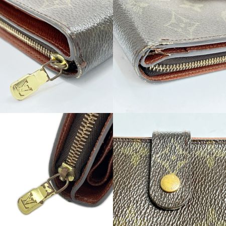  LOUIS VUITTON ルイヴィトン 2つ折り財布 コンパクトジップ モノグラム レディース M61667