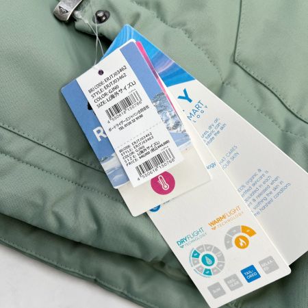  ROXY ロキシー スキーウェア(ジャケット)  ERJTJ03462 ライトグリーン