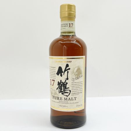 【北海道内限定発送】 TAKETSURU 竹鶴/ニッカウイスキー ウィスキー ジャパニーズ 700ml 17年 43% 未開栓