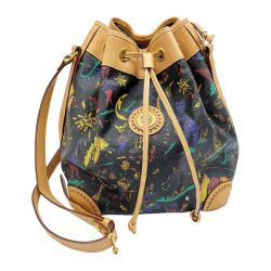 ◆◆ GOLFANA ゴルファナ ショルダーバッグ レザー ブラック Cランク