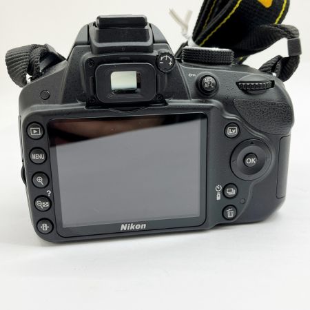  Nikon ニコン デジタル一眼レフカメラ ダブルズームキット18-55mm/55-200mm D3200