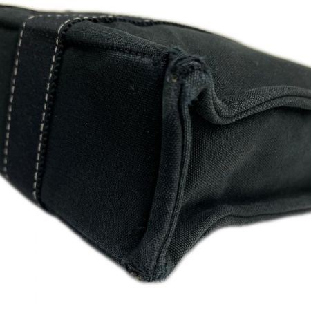  HERMES エルメス トートバッグ フールトゥ キャンバス PM ハンドバッグ ミニ レディース ブラック