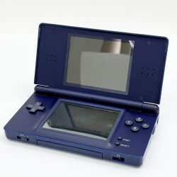 ◆◆ Nintendo 任天堂 【ジャンク】DSLite 本体 画面焼け有 ネイビー Dランク