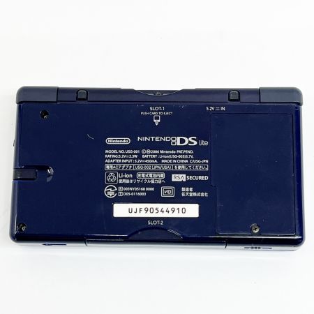  Nintendo 任天堂 【ジャンク】DSLite 本体 画面焼け有 ネイビー