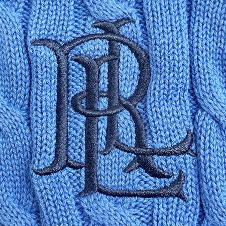  RALPH LAUREN ラルフローレン ニット半袖Tシャツ XSサイズ レディース ブルー