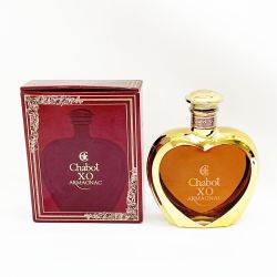 ◆◆  Chabot XO ARMAGNAC シャボー ブランデー アルマニャック ハート型ボトル 500ml Nランク 未開栓
