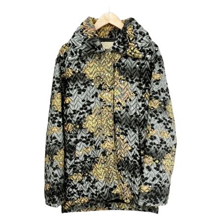  ITALIYA イタリヤ 伊太利屋 キルティング風 ジャケット SIZE Free レディース アウター グレー×イエロー