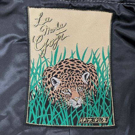  ITALIYA イタリヤ 伊太利屋 キルティング風 ジャケット SIZE Free レディース アウター グレー×イエロー