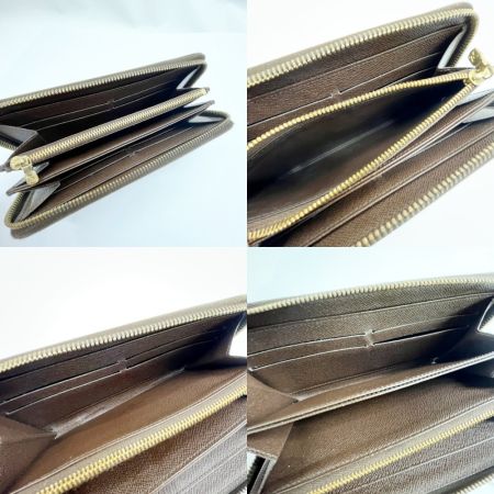  LOUIS VUITTON ルイヴィトン 長財布 ダミエ ジッピーウォレット N41661 ブラウン