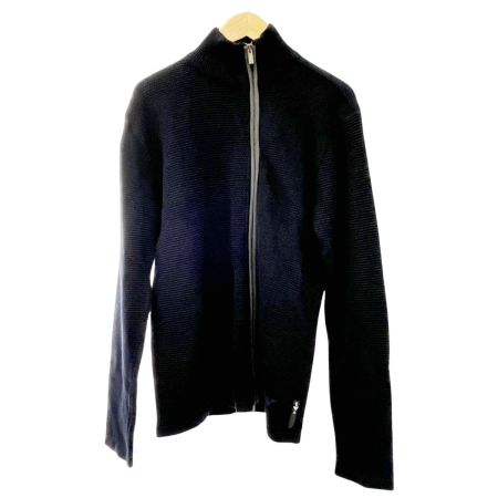  EMPORIO ARMANI エンポリオアルマーニ ジップカーディガン 50 メンズ ネイビー