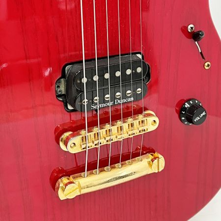  K.nyui エレキギター キズ・スレ有 ケース有 Custom Guitars レッド