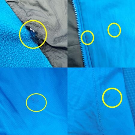  ARC'TERYX アークテリクス ナイロンジャケット Mサイズ スレ汚れ有 メンズ アウター ブルー