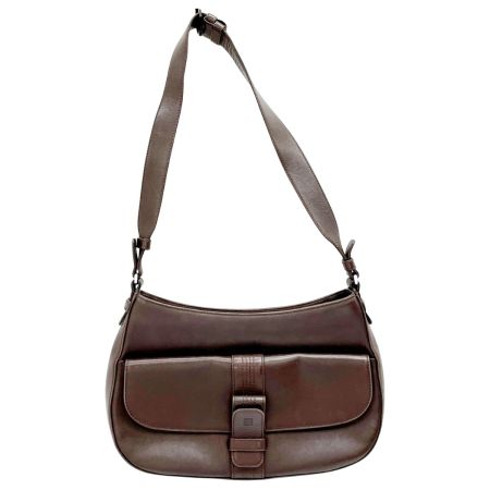  LOEWE ロエベ ワンショルダーバッグ 06030G レディース 傷スレ有  ブラウン