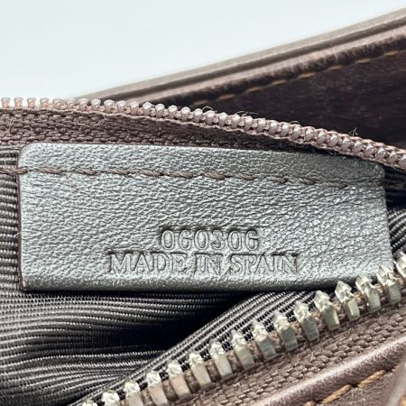  LOEWE ロエベ ワンショルダーバッグ 06030G レディース 傷スレ有  ブラウン