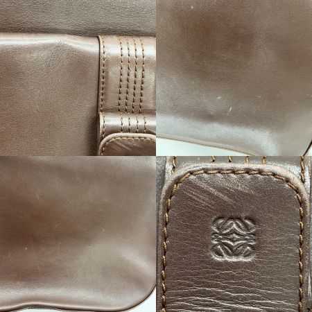  LOEWE ロエベ ワンショルダーバッグ 06030G レディース 傷スレ有  ブラウン