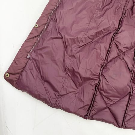  LAUREN RALPH LAUREN ダウンコート ロングコート Mサイズ ひし形 ベルト無し アウター ワインレッド
