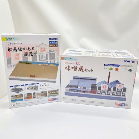  TOMYTEC Nゲージ 建物コレクション120 味噌蔵セット 船着場のある醸造所セット