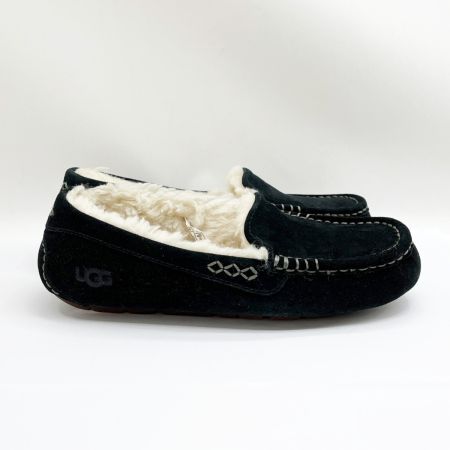  UGG アグ モカシン 24cm 箱付 靴 レディース スレうす汚れあり 1106878 ブラック