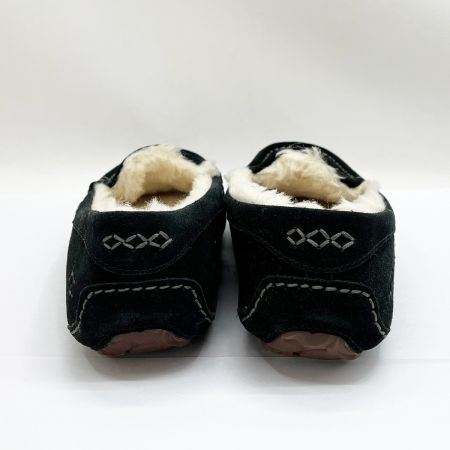  UGG アグ モカシン 24cm 箱付 靴 レディース スレうす汚れあり 1106878 ブラック