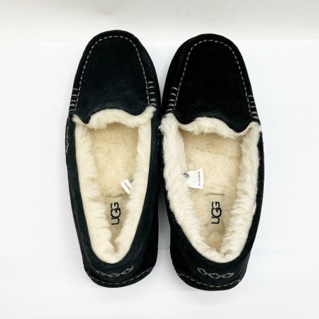  UGG アグ モカシン 24cm 箱付 靴 レディース スレうす汚れあり 1106878 ブラック