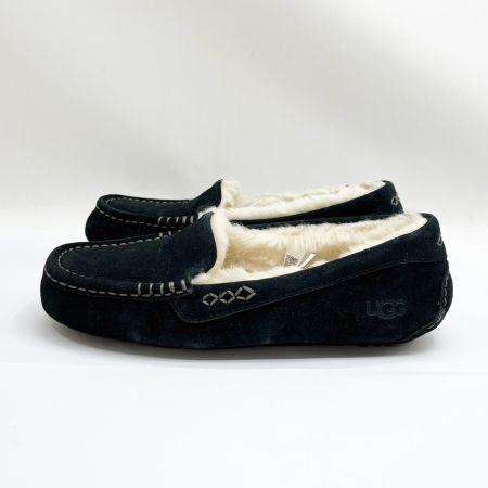  UGG アグ モカシン 24cm 箱付 靴 レディース スレうす汚れあり 1106878 ブラック