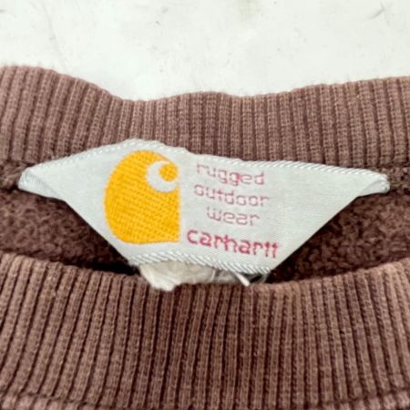  Carhartt カーハート スウェット トレーナー メンズ 襟ヨレ・袖口難有 ブラウン